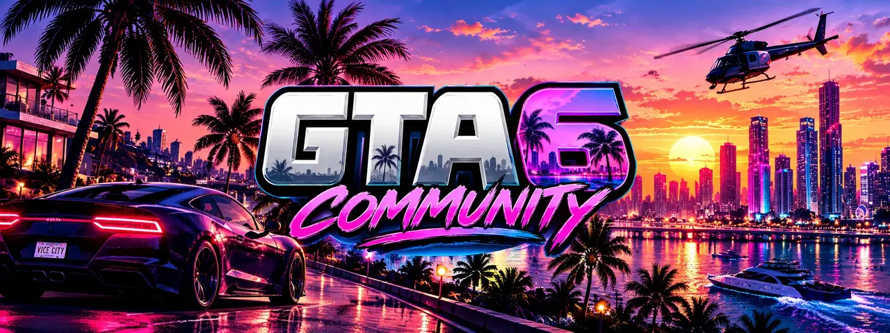 Ambiance nocturne rose et violette de Vice City